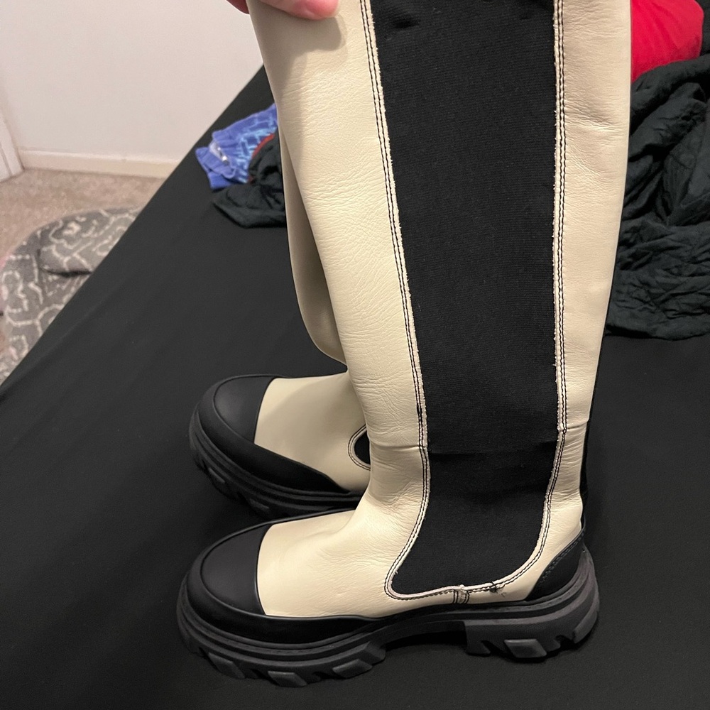 Ganni knee high boots